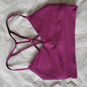 Alo Yoga Lush Bra Magenta